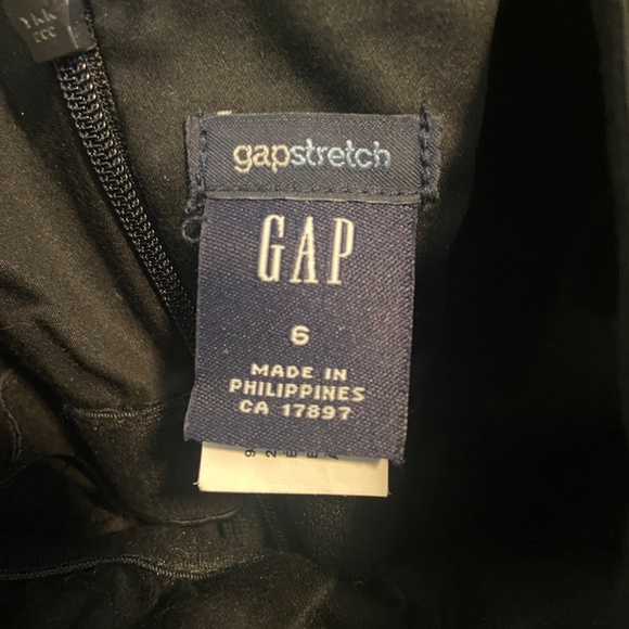 GAP Cotton Fit & Flare Dress with Removable Waist Band with Ribbon - Picture 4 of 5